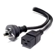 [MF-3PC19-05] 5m 15Amp Aus 3 Pin Mains Plug to IEC C19 Male to Female