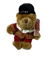 NWT Keel Toys 2005 British Royal Guard Beefeater Teddy Bear 10" Plush
