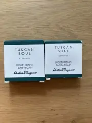 Lot Of Salvatore Ferragamo Bath Soap Facial Soap Lot Tuscan Soul