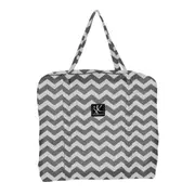 JL Childress Booster Go-Go Travel Bag for Booster Seats - Grey / Chevron