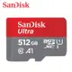 SanDisk ULTRA 512GB 手機記憶卡 A1 microSD SDXC UHS-I 傳輸最高150MB/s