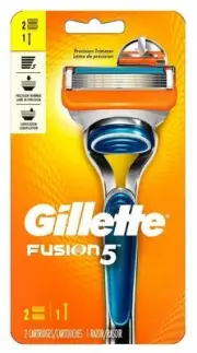Gillette Fusion 5 Men's Razor Precision Trimmer 1 Razor and 2 Cartridges 6 Pack