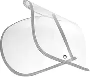 [BESTYASH] Replaceable Hat Brim Raincoat Hat Shield Rain Poncho Accessory Waterproof Clear Face Protector
