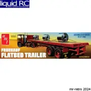 AMT 1399 1/25 Fruehauf Flatbed Trailer Plastic Model Kit