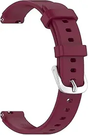 [Chofit] 12MM Bands Compatible for Fossil Carlie ES4699 Watch Band, Soft Silicone Waterproof Adjustable Sport Watch Strap Replacement Wristbands for Carlie Mini Three-Hand Watch