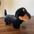 Jellycat Small Freddie Sausage Dog Plush 7" Black Dachshund Puppy FR6SD