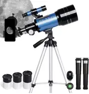 ESAKO Telescope for Kids & Beginners, 70mm Aperture Portable Telescopes with ...