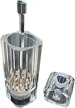 Salt and Pepper Grinder | Pepper Salt Grinder Shaker Mill | Clear Refillable Adjustable Manual Kitchen Tools for Camping Cooking Kitchen Table Setting Picnic Dining Home Decor
