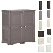 Plastic Cabinet Wood Design Storage Home Organiser Multi Colours/Sizes vidaXL