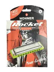 Hohner ROCKET AMP HARP Harmonica Model M2015BX-A , Key of A