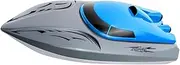 HONMEET Remote Control Boat Toy Racing Boat for Pools Toys for Boys and Girls Adults 2.4g Signal 35m Range 18km/ Blue
