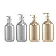 300/500ml Shampoo Bottle Body Wash Bottle Refillable Travel Container Colourful