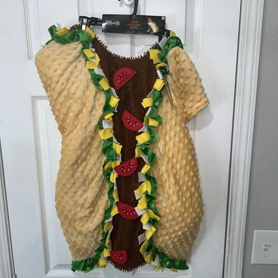 Pet Apparel Taco Costume Size Xxl NWT For Pets. Thrills And Chills Brand
