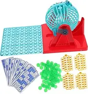 Gogogmee Fun Bingo Machine Hand Cranked Interactive Game Mini Toy for Party and Family Fun