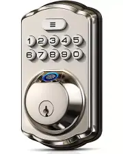 Veise Fingerprint Door Lock, Keyless Entry Door Lock, Electronic Keypad Deadbolt