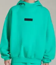 Essentials Fear Of God Hoodie For Kids Size 6/7 Color Mint Leaf