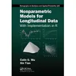 NONPARAMETRIC MODELS FOR LONGITUDINAL DATA: WITH IMPLEMENTATION IN R