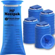 MP MOZZPAK Vomit Bags Disposable – 100 Pack – 1000Ml Barf Bags – Leak Resistant,