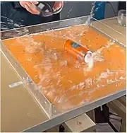 Acrylic Props Shooting Tray, Acrylic Photography Water Tank Storage and Display Box Clear Multiple Sizes 6cm High(60x60x6cm/24x24x2.4in)