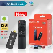 TV98 TV Stick Android 12.1 2.4G 5G Dual WiFi Smart TV Box 4K Media Player NEW