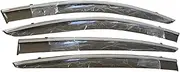 1Set Smoke Window Rain Visor Compatible for Buick Lacrosse 2009 2010 2011 2012 2013 2014 2015 ABS Deflectors Guard Accessories