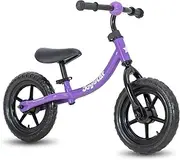 JOYSTAR 12" Kids Balance Bike for 1.5-5 Years Old Boys & Girls, Toddler Push Bike with EVA Polymer Foam Tire for Children (Pink Red Blue Orange)