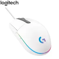 在飛比找蝦皮商城優惠-Logitech羅技 炫彩遊戲滑鼠G102-白【愛買】