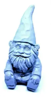 Latex gnome mold plaster cement casting mould 5"H x 2"W