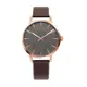 Calvin Klein | 原廠平輸CK手錶- CK EVEN系列女錶-木質雅緻岩紋皮革腕錶K7B216G3