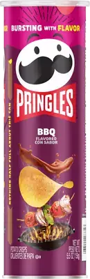 NEW PRINGLES BBQ FLAVORED POTATO CHIPS 5.5 OZ