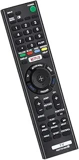 Tavice Sony Compatible BRAVIA TV RMT-TX100U Remote Universal Remote Control LCD LED Series HD 4K for for Sony Bravia TVs, for All Sony 4K UHD LCD LED HD Smart TVs with Shortcut Buttons Netflix