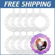 Transform Your Space with 10 Aluminum 8-Inch Wind Spinners - Endless DIY Design