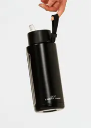 [Lorna Jane] Essential Insulated Water Bottle in Black One Size