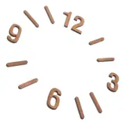Mechanism Clock Numbers Making Supplies Numerals Kit Digital Wall