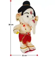 Ganpati Teddy Bear Soft Stuffed Plush Toy Large Size 30cm