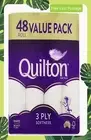 Quilton 3 Ply Toilet Paper Rolls 48pk Free Fast Delivery AU