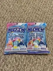2PACK Hi-Chew Fantasy Mix-Rainbow Sherbet,Blue Hawaii, Blue Raspberry 3oz