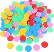 GANAZONO 200pcs Boys and Girls Math Games Counters Colorful Plastic Counting Discs for Addition Subtraction Practice Classroom Home Learning Toys