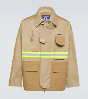 [Junya Watanabe] Junya Watanabe Triple Layer cotton-blend ripstop jacket AU 93 beige