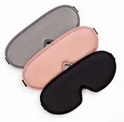 Sleep Eye Mask and BONUS Noise Reducing Ear Plugs by Luxe Accent. 3D Contour Eye