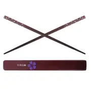 1 Set Wooden Chopsticks Reusable Food Serving Chopsticks Japanese Chopsticks