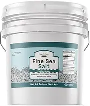 Unpretentious Fine Sea Salt, 3.5 Gallon, Pure Evaporated Mediterranean Sea Salt