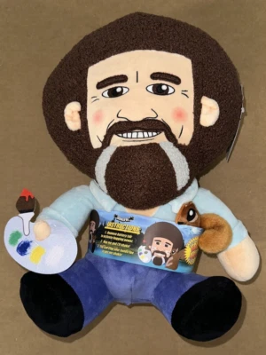 Kidrobot HugMe Bob Ross Plush Doll NECA Sealed Vibrating Figure 16" NOS NWT