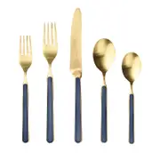 Mepra Fantasia Ice Oro 20 Piece Flatware Set