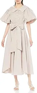 [SNIDEL] SWFO231081 Women's Volume Sleeve Shirt Dress