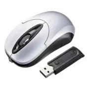 sanwasapurai Wireless Optical Mouse Silver Ma – wh114sNEW