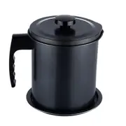 1.3L Leakproof Can Grease Container Kitchen Tool Kettle Cooking Separator Multifunction Frying Pot With Strainer Oil Storage