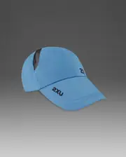 Run Cap, 2XU, OSFA, Azure Blue/Black, Unisex