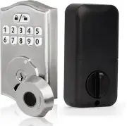 Keyless Smart Deadbolt – 3-in-1 Biometric, Keypad & Code Door Lock