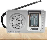Pocket-Sized AM FM Radio - Ultra Compact Transistor Radio with Powerful Speaker & Headphone Jack | Best Reception Battery Operated Portable for Elderly, Home Use, Power Outages & Weather Alerts